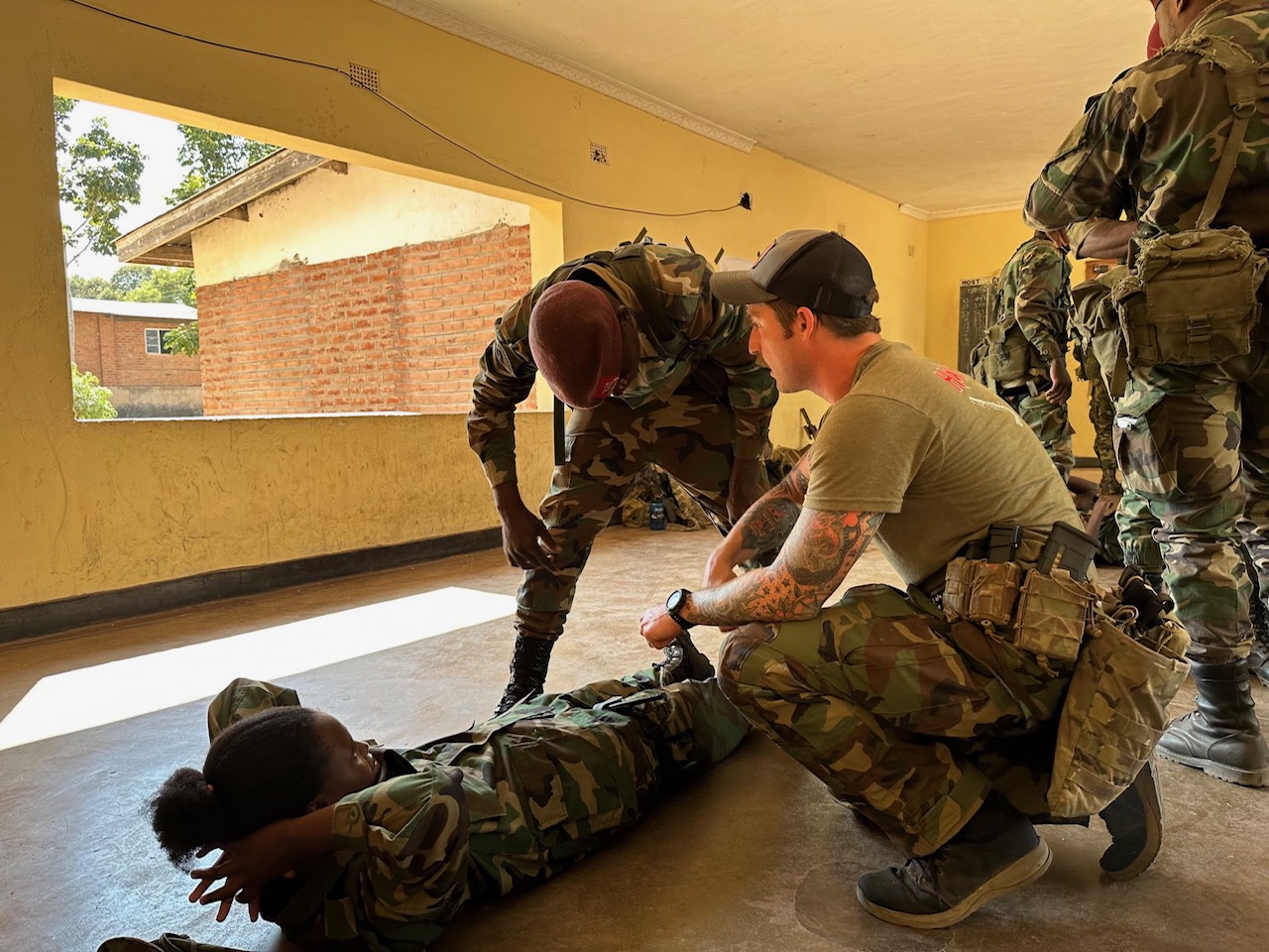 Military medical training and instruction